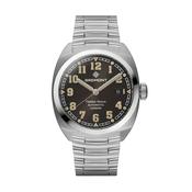 Terra Nova Date 40.5mm Anthracite Dial Automatic Stainless Steel Bracelet Watch
