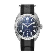 Terra Nova Turning Bezel Power Reserve 40.5mm Navy Dial Automatic NATO Strap Watch