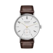 Tangente Neomatik Dore' 35mm White Dial Automatic Leather Strap Watch
