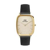 Vintage Sheffield 32x36.3mm Cream Dial Quartz Black Leather Strap Watch image