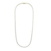18K Yellow Gold &amp; Diamond Tennis Necklace image