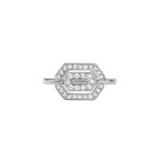 Petite My Way 18K White Gold Diamonds Ring - Size 53 image