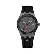 Aikon Wotto 40mm Black Dial Quartz Black Rubber Strap Limited Edition Watch