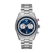 Chronograph 42mm Blue Dial Quartz Stainless Steel Watch