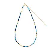 Santorini Gold Plated Lapis Lazuli Necklace image