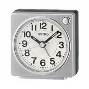 Retro Silver Bedside Alarm Clock