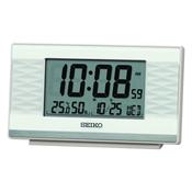 Silver Bedside Beep Digital Alarm Clock