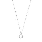 Bobble Sterling Silver Circle Moon &amp; Star Pendant Necklace image