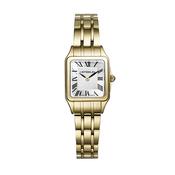 Luna 18.6x20mm Silver Dial Quartz Yellow Gold PVD Bracelet Watch