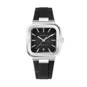 Cap Camarat 39mm Black Dial Automatic Black Rubber Strap Watch