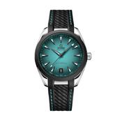 Seamaster Aqua Terra 150M 41mm Turqoise Dial Automatc Rubber Strap Watch image