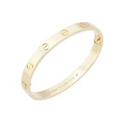Vintage Cartier 18k Yellow Gold  Love Bangle - Size 16 image