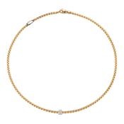 Eka 18k Yellow Gold Diamond Rope Necklace image