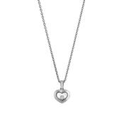 Happy Diamonds Icons 18k White Gold Heart Pendant Necklace