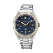 Prospex Sea 34mm Blue Diamond Dot Dial Quartz Two Tone Bracelet Watch