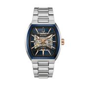 Maquina Tonneau 40mm Blue Dial Automatic Stainless Steel Bracelet Watch