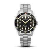 Classic Black &amp; Gold Marai 401 40.5mm Black Dial Automatic Stainless Steel Watch image