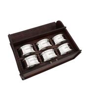 Irish Silver Sterling Silver Celtic Knot Surround Napkin Ring Set