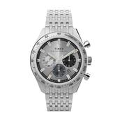 Waterbury Traditional Chronograph 41mm Silver Dial Quartz Stainless Steel Bracelet Watch image