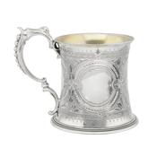 Antique Sheffield Silver Mug - 1867 image