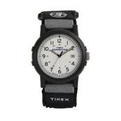 Camper Expedition 38mm White Dial Quartz Black Fabric Strap Watch