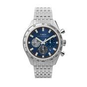 Waterbury Traditional Chronograph 41mm Blue Dial Quartz Stainless Steel Bracelet Watch