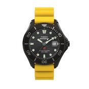 Deepwater Meridian 200 44mm Black Dial Quartz Yellow Rubber Strap Watch