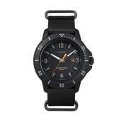 Expedition Solar 44mm Black Dial Black Fabric Strap Watch