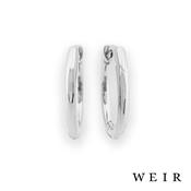 Platinum Round brilliant cut None Earrings