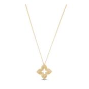 Venetian Princess 18k Yellow Gold Diamond Pendant Necklace image