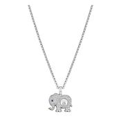 Happy Diamonds 18k White Gold Elephant Pendant Necklace image