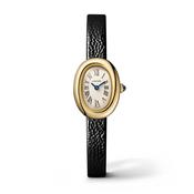 Baignoire 24.6 mm x 18.7 mm White Dial Quartz Leather Strap Watch image