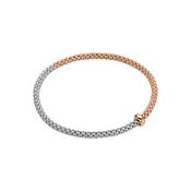 Prima Flex'it 18k Yellow Gold &amp; White Gold Diamond Bracelet image
