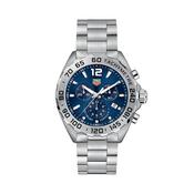 Formula 1 Chronograph 43mm Blue Dial Quartz Stainless Steel Bracelet Watch image