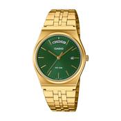 Vintage MTP 40.8 x 35mm Green Dial Quatz Stainless Steel Watch image