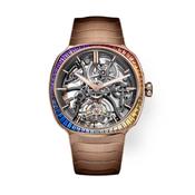 Streamliner Tourbillon Skeleton 40mm Sapphire Bezel Automatic Rose Gold Watch