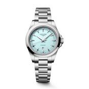 Conquest 30mm Mint Blue Dial Quartz Stainless Steel Bracelet Watch image