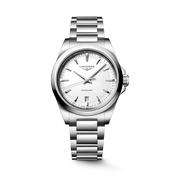 Conquest 38mm White Dial Quartz Stainless Steel Bracelet Watch image