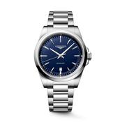 Conquest 41mm Blue Dial Quartz Stainless Steel Bracelet Watch image