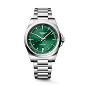 Conquest 41mm Green Dial Quartz Stainless Steel Bracelet Watch image