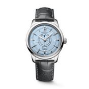 Conquest Heritage Central Power Reserve 38mm Leather Strap Automatic Watch image