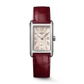 DolceVita 23.3 x 37mm Ivory Dial Quartz Red Leather Strap Watch image