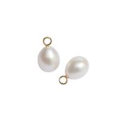 Baroque 18k Gold Pearl Earring Drops