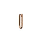 Knuckle 18k Yellow Gold Hoop Earring