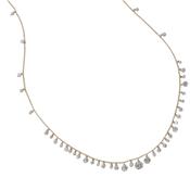 Whoopsie Daisy 18k White Gold Diamond Necklace