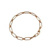 Knuckle Bold 18k Yellow Gold Chain Bracelet
