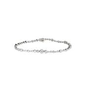 Whoopsie Daisy 18k White Gold Tennis Bracelet