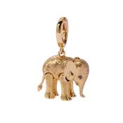 Mythology Baby Elephant 18k Yellow Gold Charm