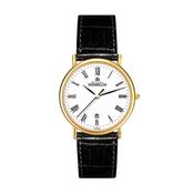 Classique 34mm White Dial Quartz Leather Watch image