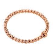 Fope 18k rose gold mesh style bracelet image